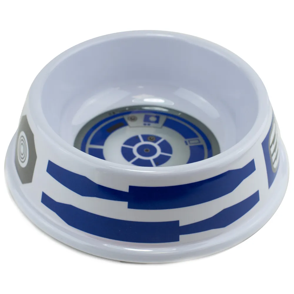 Star Wars R2-d2 Plato De Melamina Para Perros 7.5″