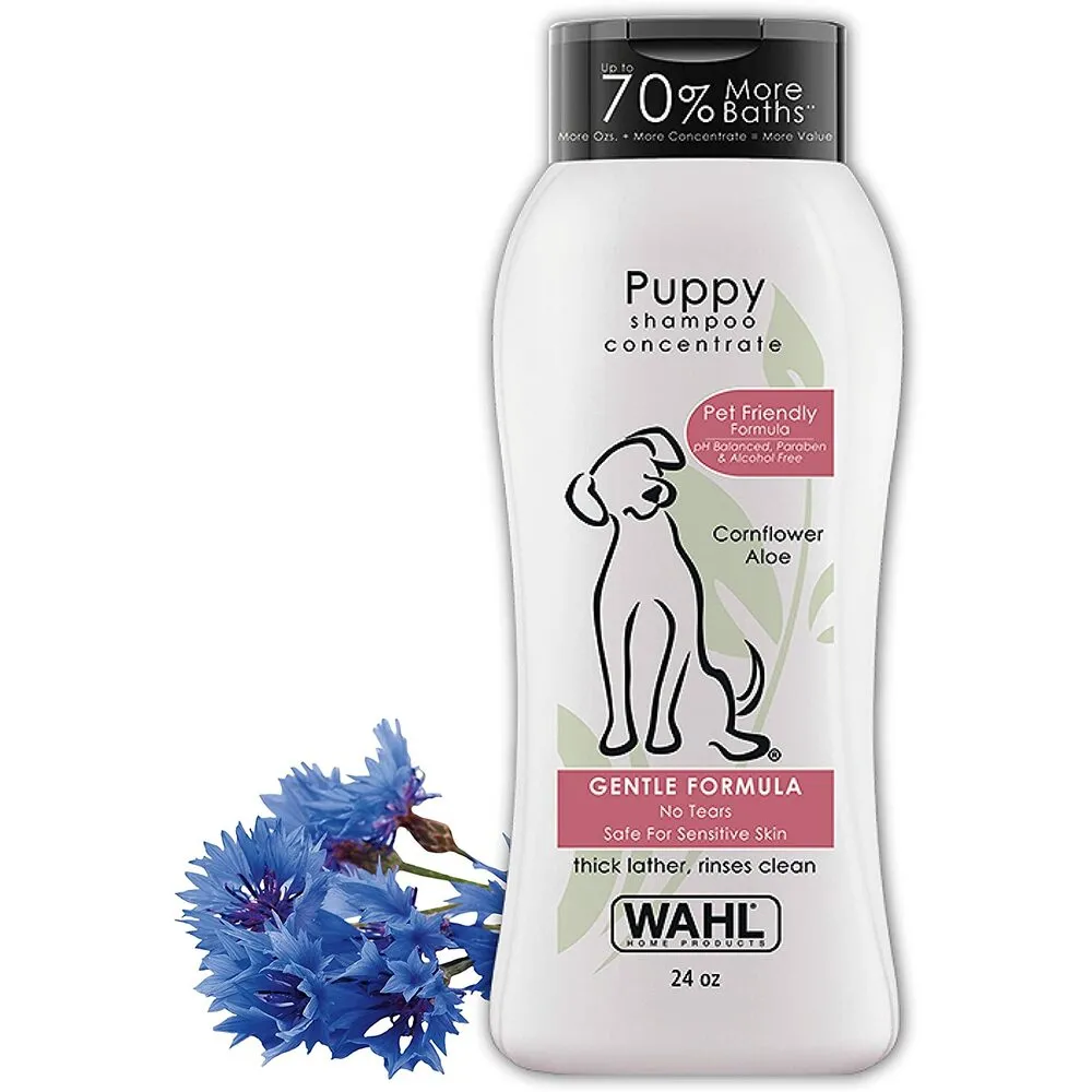 Wahl’s Puppy Shampoo Concentrate De Aciano Y Aloe Para Cachorros 24oz