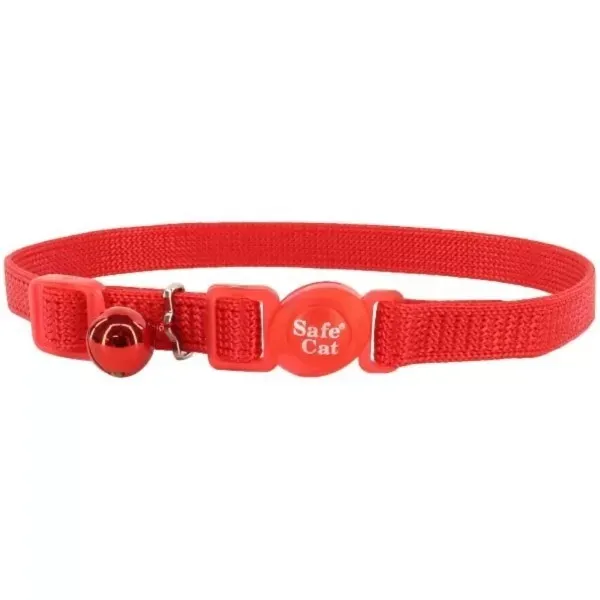 Coastal Safe Cat Collar Rojo Separable De Nylon Para Gatos 8″
