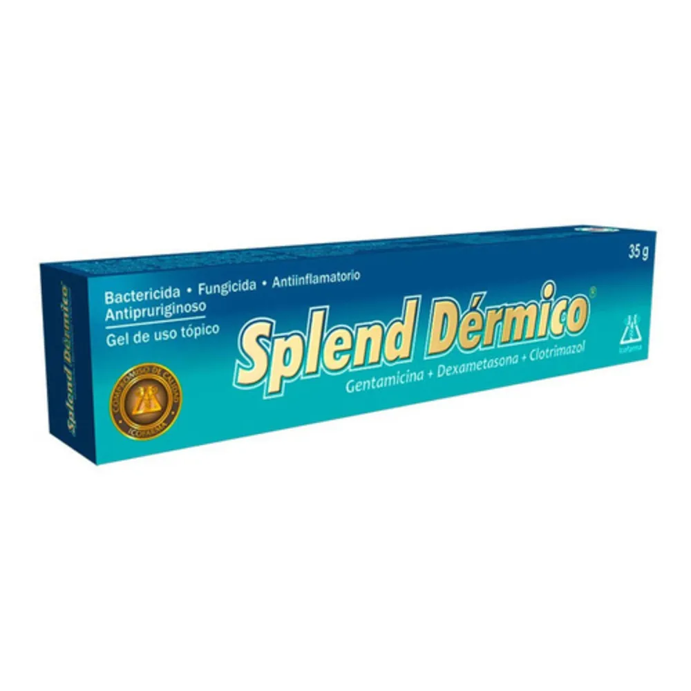 Splend Dermico Gel Tópico Para Afecciones Dérmicas Para Mascotas 35g