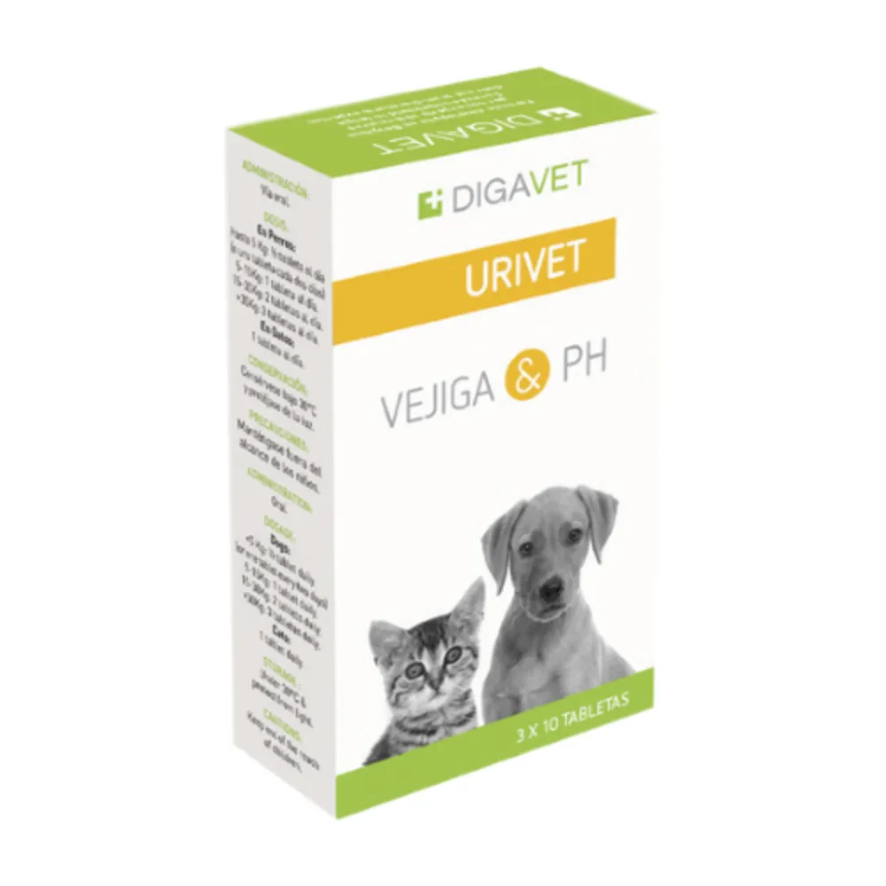 Urivet Formula Natural Para La Prevención Y El Tratamiento De Trastornos Urinarios 30 Tabs