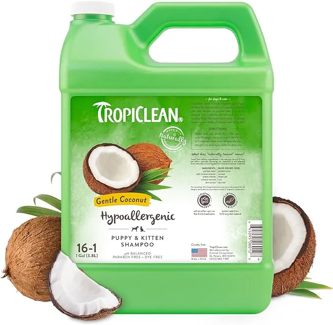 Tropiclean Shampoo Gentle & Coconut Hypoallergenic - Imagen 3