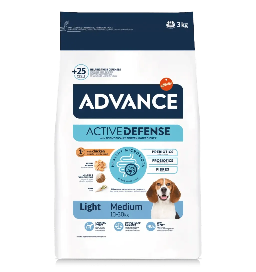 Advance Dog Light Medium Adult – Para Perros Medianos Con Sobrepeso - Imagen 5