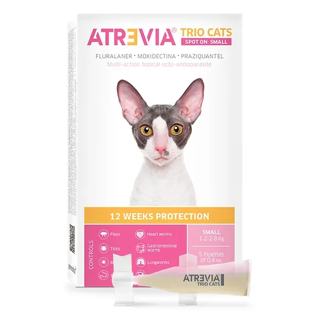 Atrevia Trio Cats – Pipeta Antipulgas Para Gatos - Imagen 4