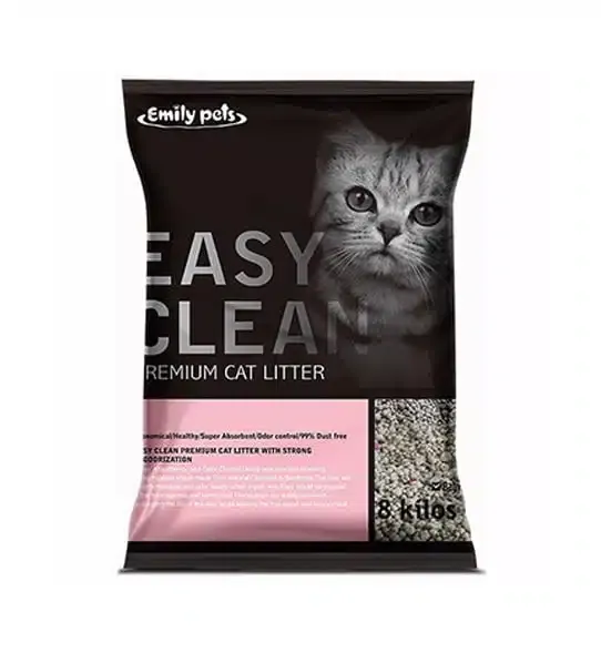Arena Para Gatos Easy Clean Aroma Bebe, bolsa de 8 kilos