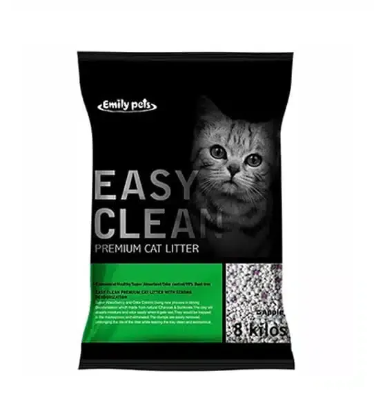 Arena Para Gatos Easy Clean Aroma Manzana, Bolsa de 8 kilos