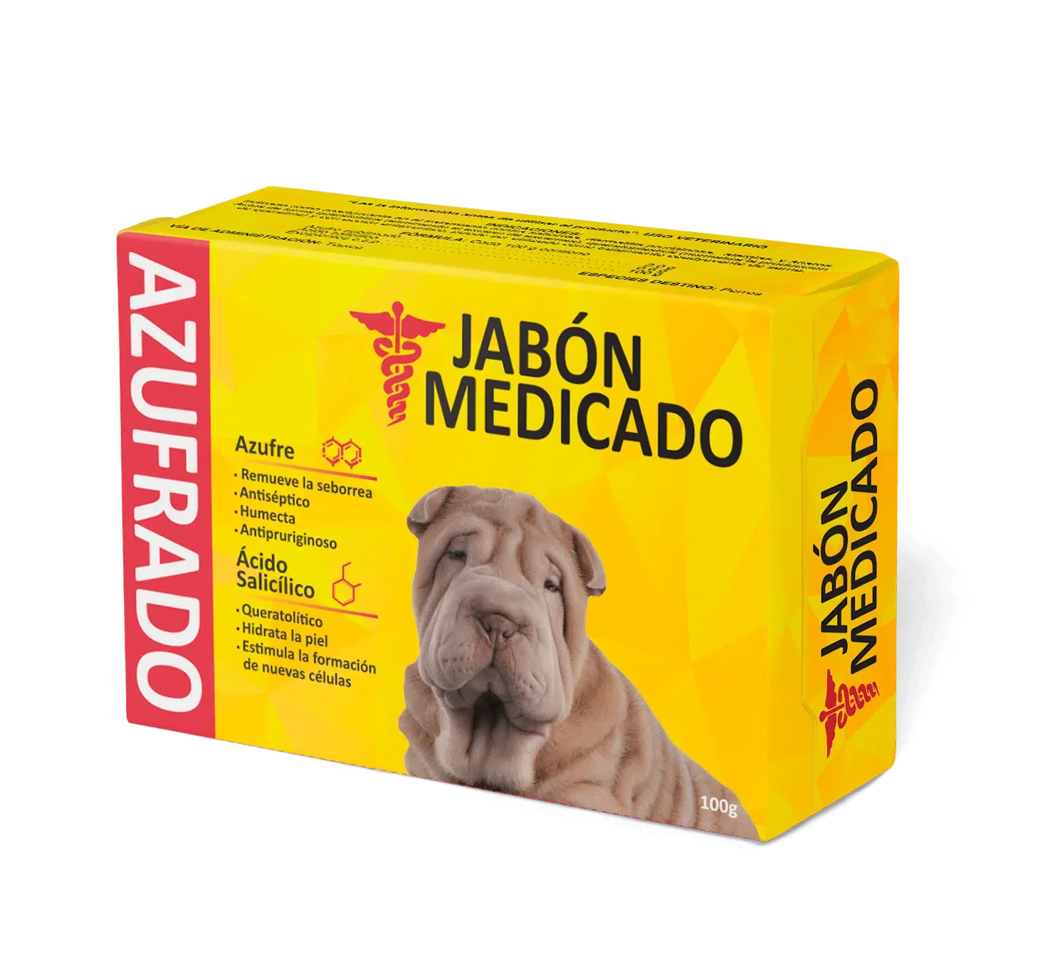 Azufrado Jabon Medicado Pastilla 100 Grs.