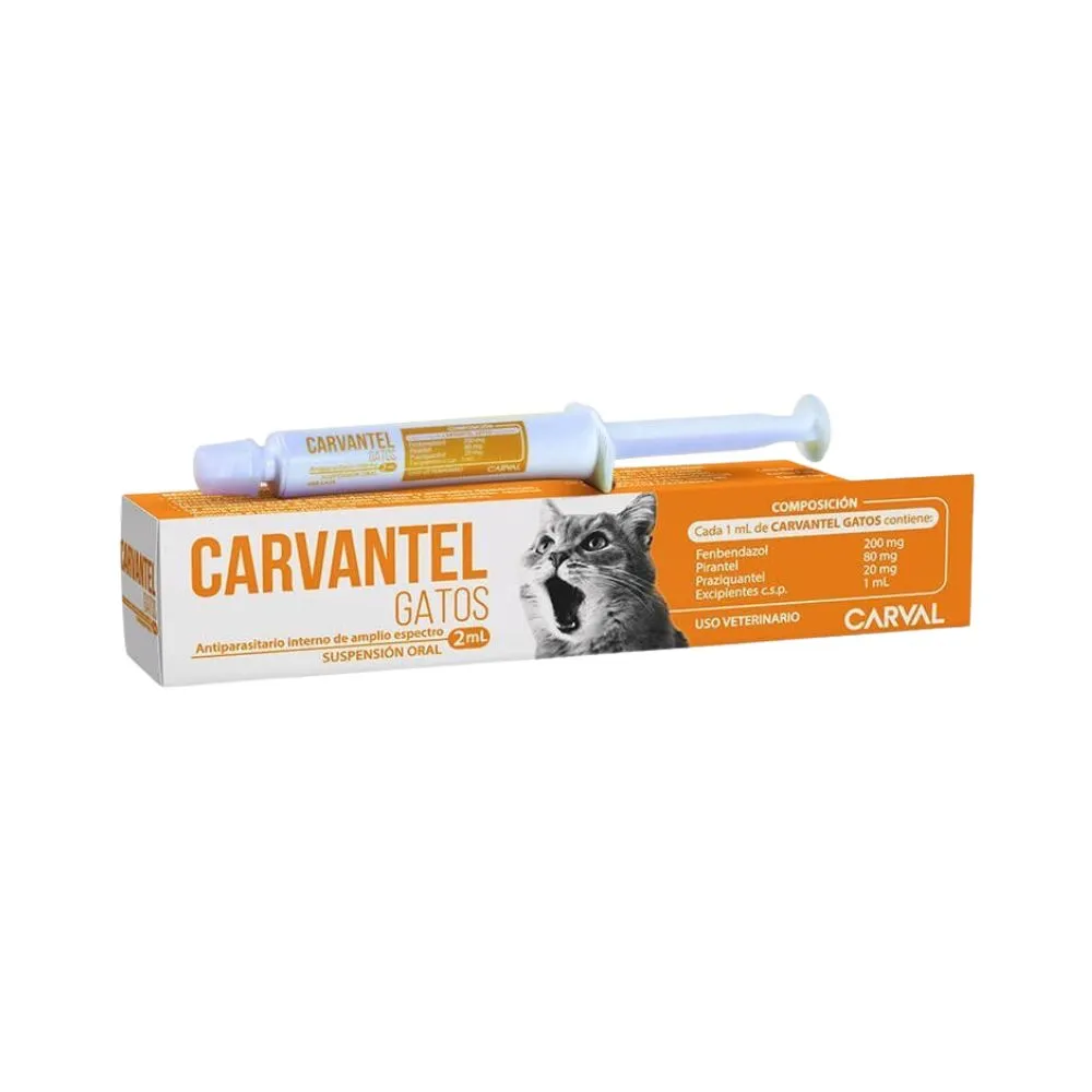 Carvantel Gatos Antiparasitario de Amplio Espectro para Gatos 2ml