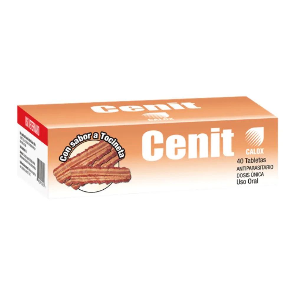 Cenit Antiparasitario de Amplio Espectro con Sabor a Tocineta para Perros 2 Tabletas