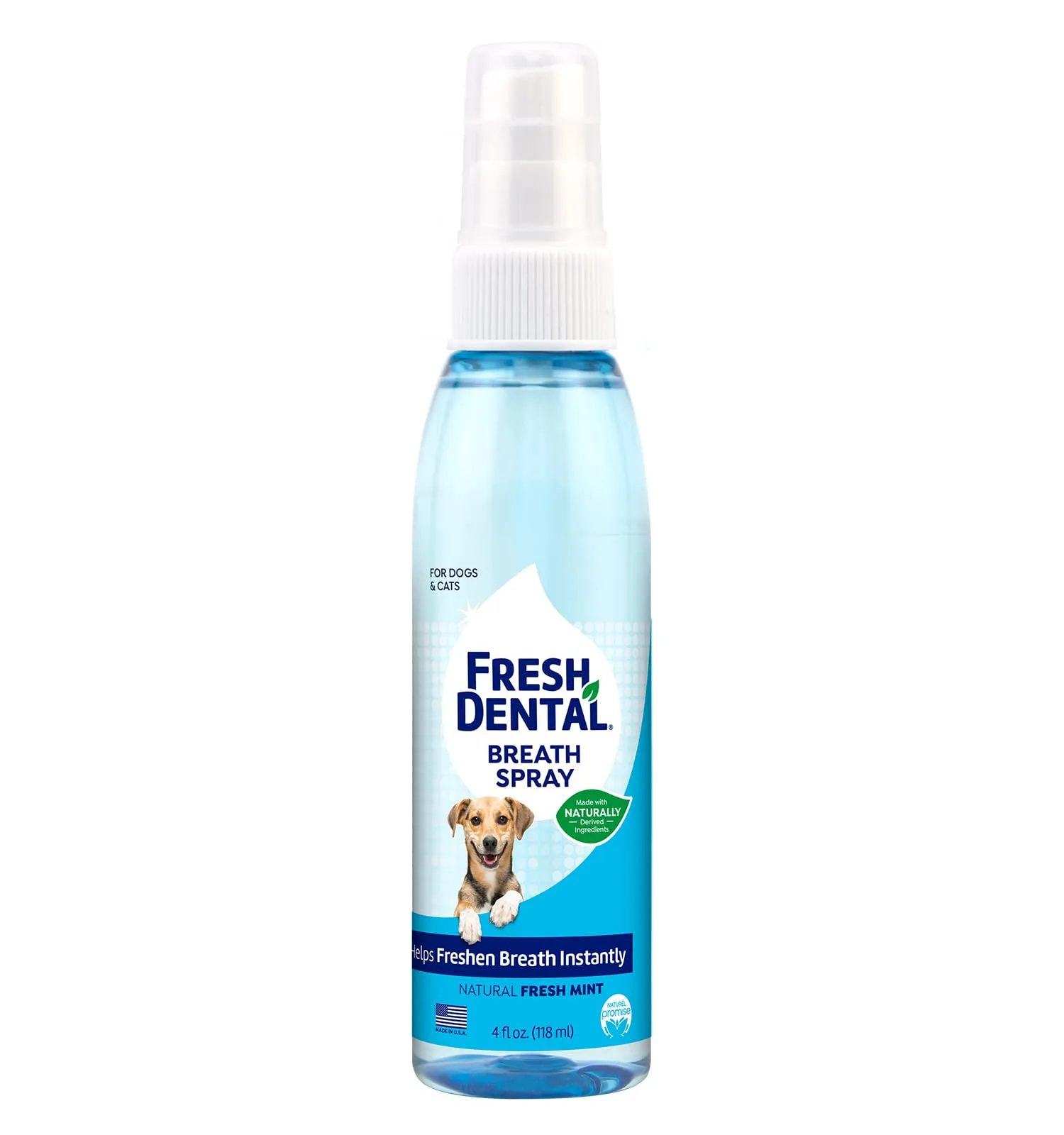 Tropiclean Dental Breath Spray For Pets 4oz