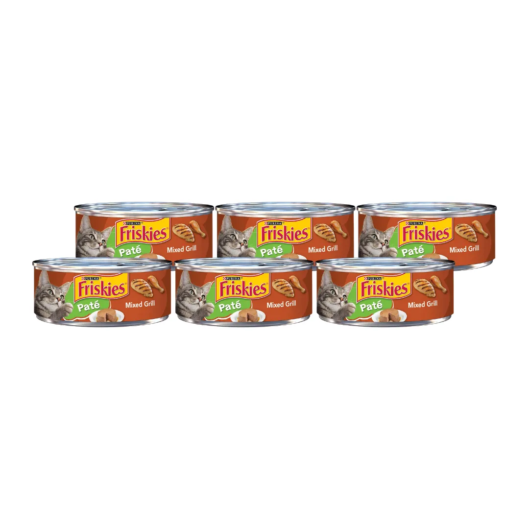 Friskies Mixed Grill Alimento Humedo Para Gatos De Pollo 5.5oz (6-PACK)