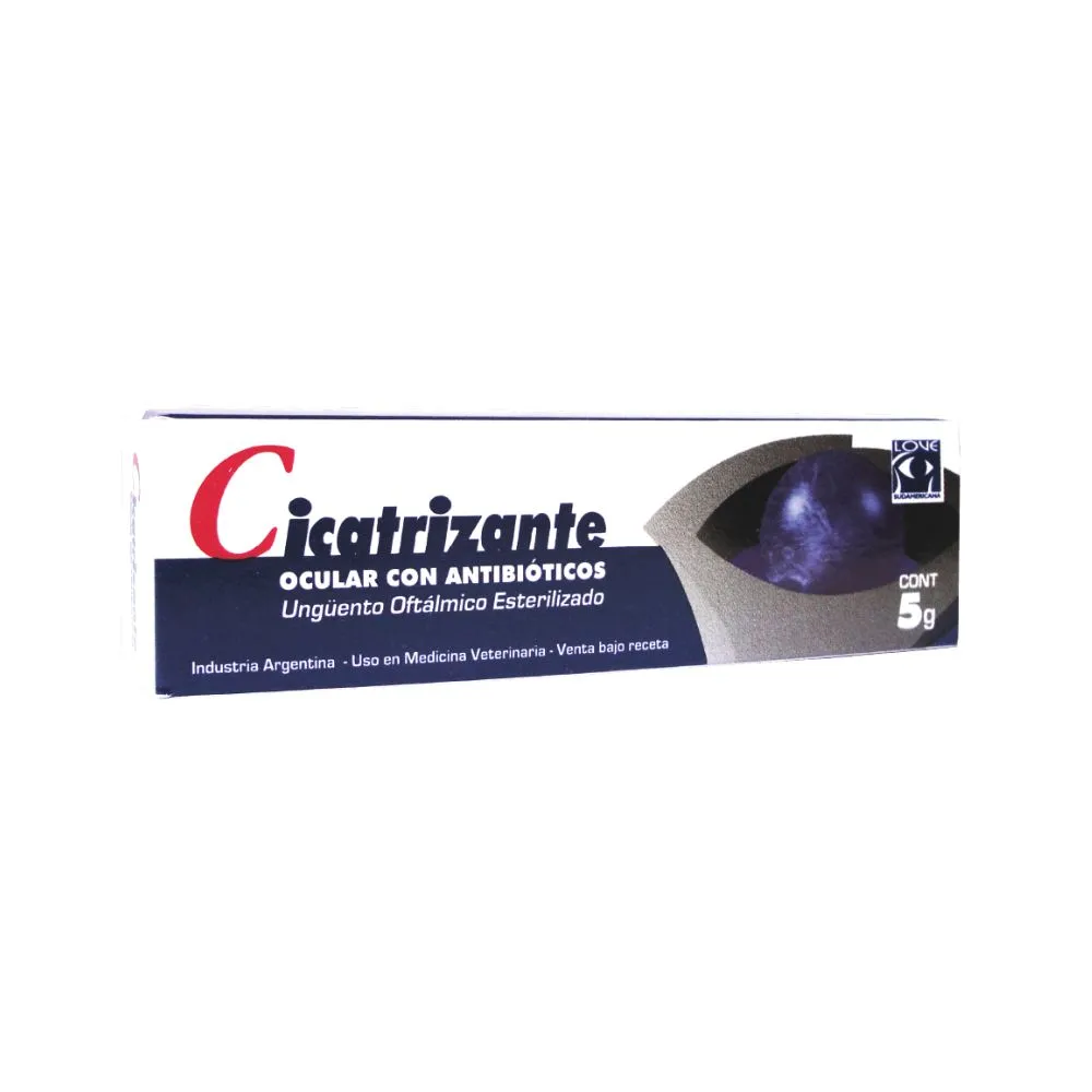Love Ungüento Cicatrizante Ocular con Antibióticos para Mascota 5gr