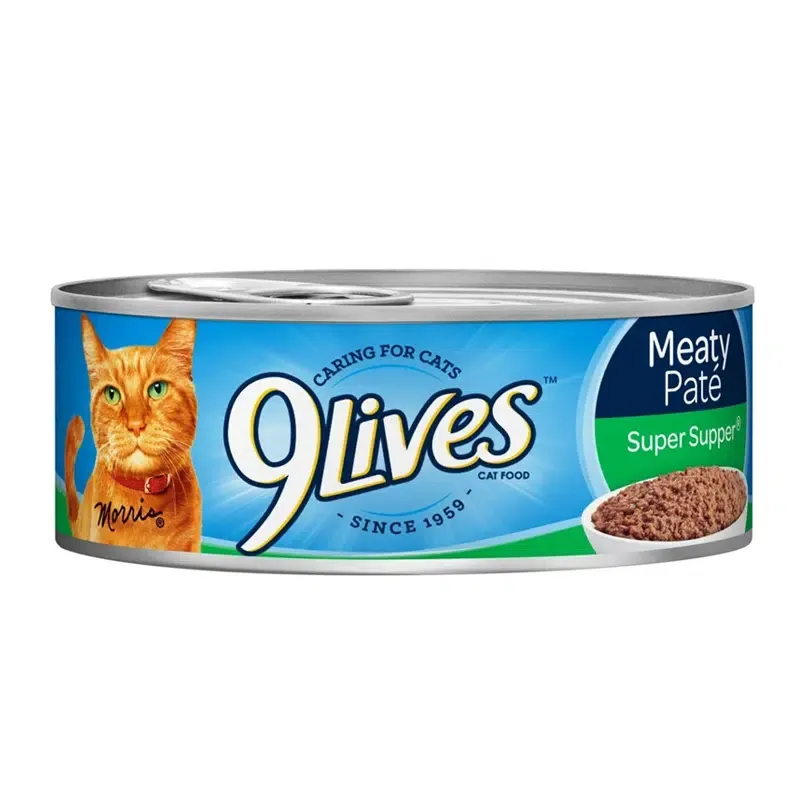 Lata Para Gato 9lives Sabor Pescado y Pollo 5.5onz