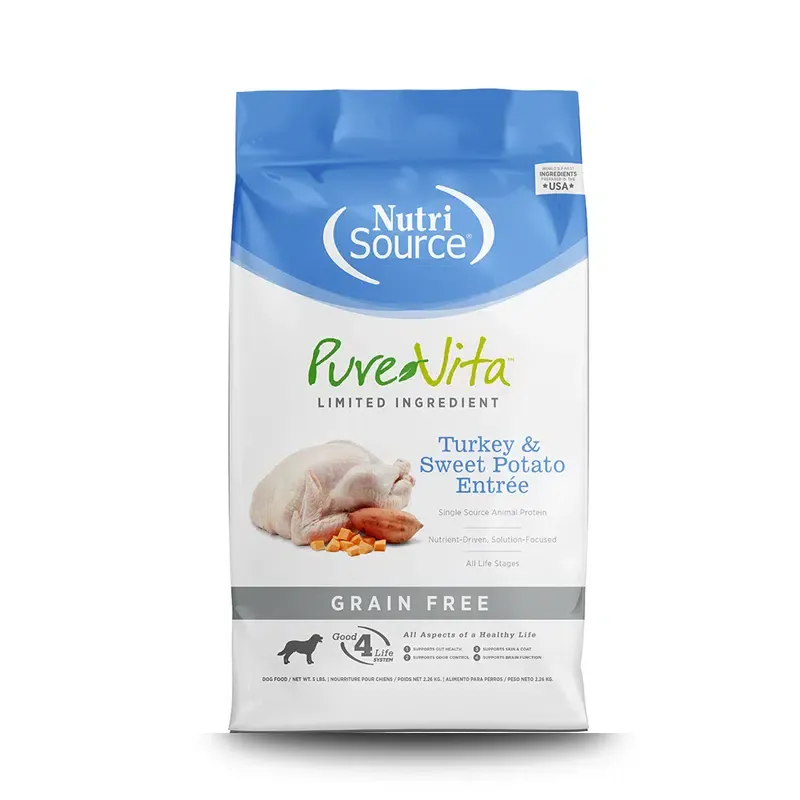 Nutrisource Pure Vita Pavo & Camote Para Perro