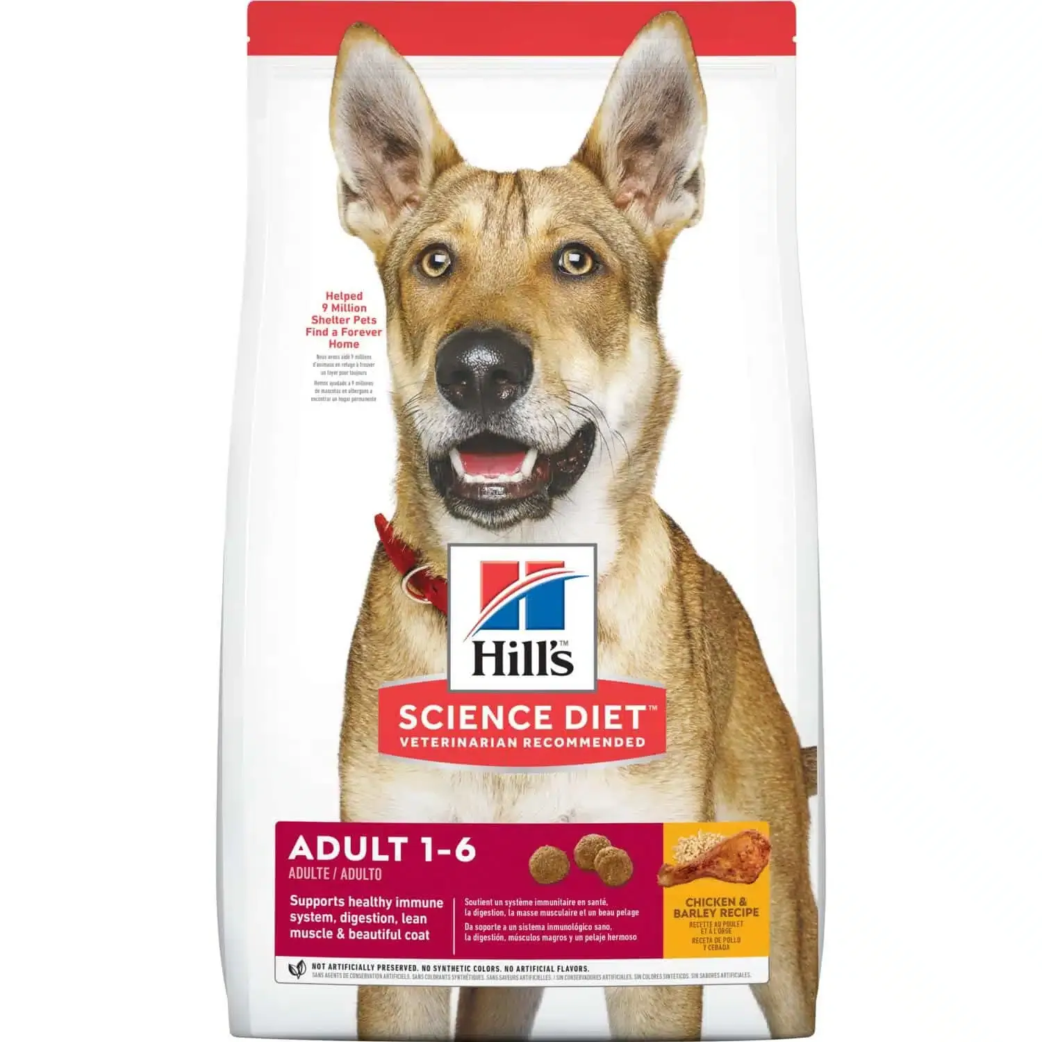 Hills Adult Chicken & Barley – Alimento seco para perro adulto