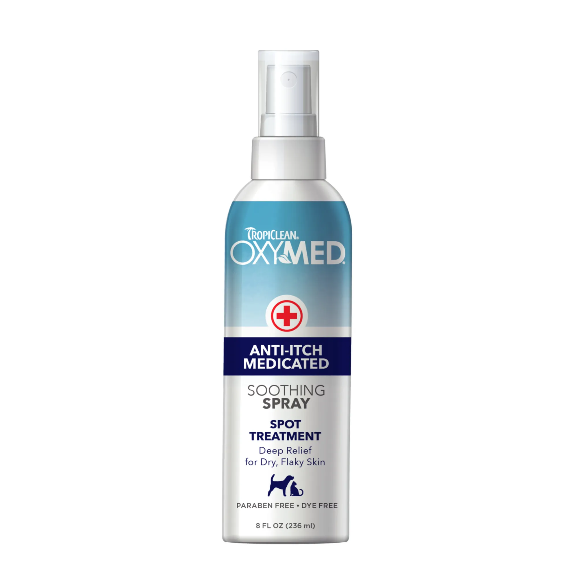 Tropiclean OxyMed Anti Itch Medicated Soothing Spray 8oz