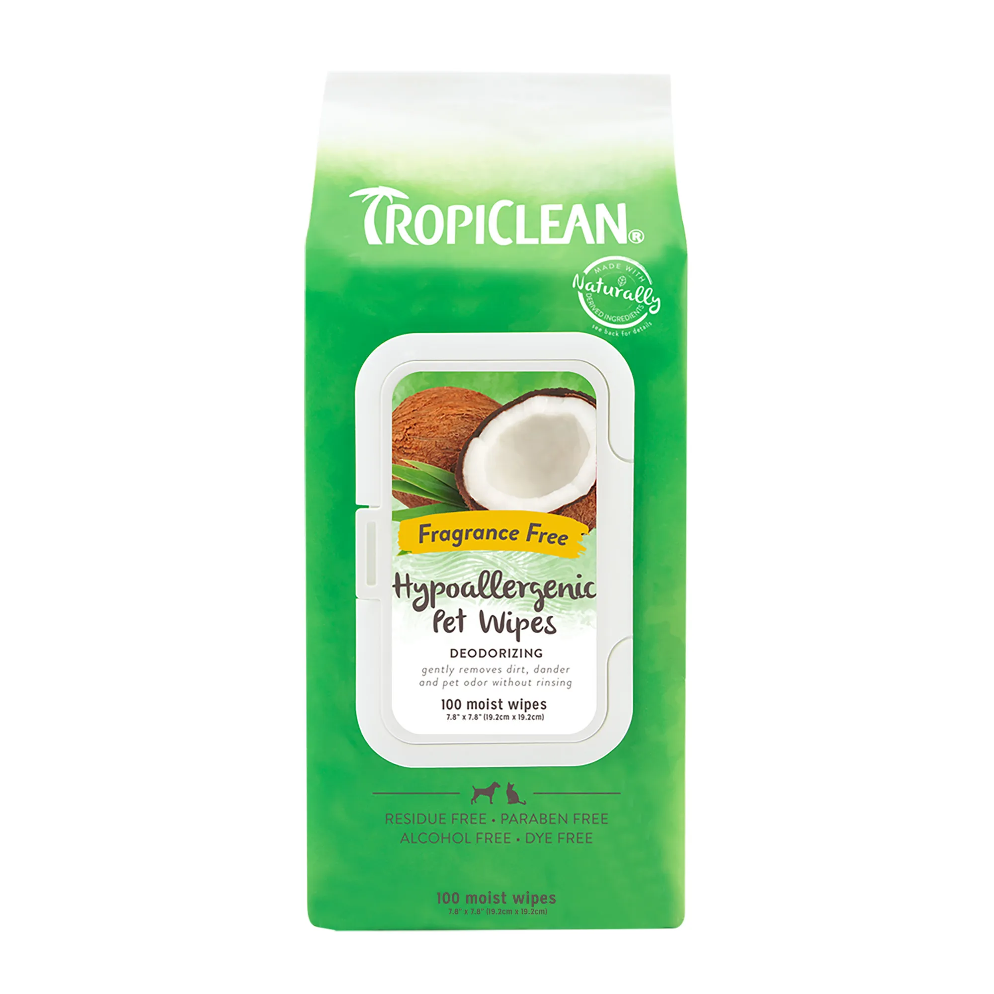 Tropiclean Pet Hypoallergenic Wipes – Toallitas Limpiadoras