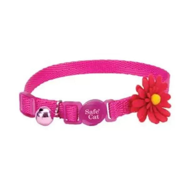 Coastal Safe Cat Collar Desmontable Rosado Para Gatos 8″