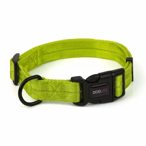 Dogline Collar Verde de Nylon Para Perros 13″