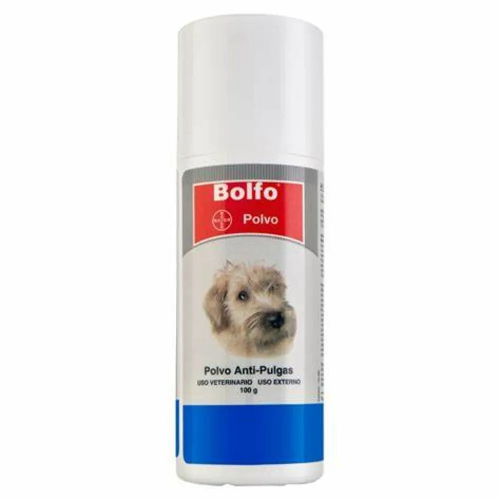 Bayer Bolfo Powder Talco Antipulgas Para Perros 100gr