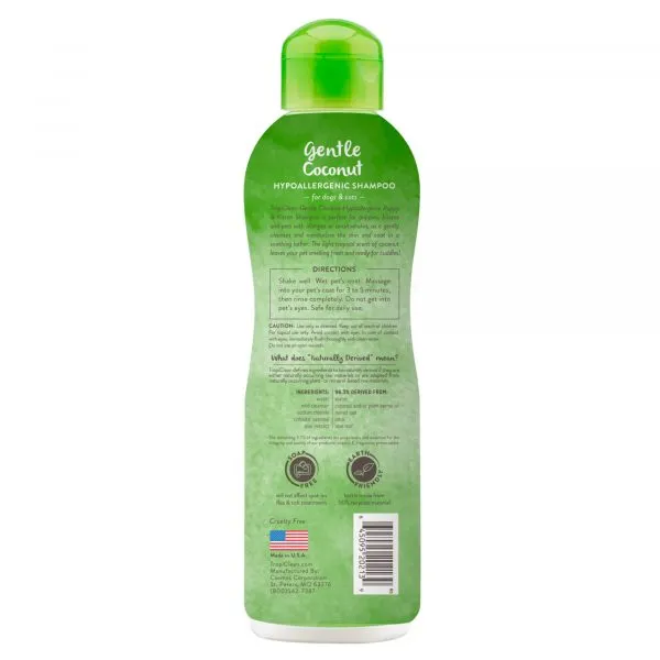 Tropiclean Shampoo Gentle & Coconut Hypoallergenic - Imagen 2