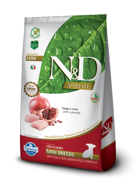 N&D Prime Mini Puppy Pollo y Granada 2.5kg