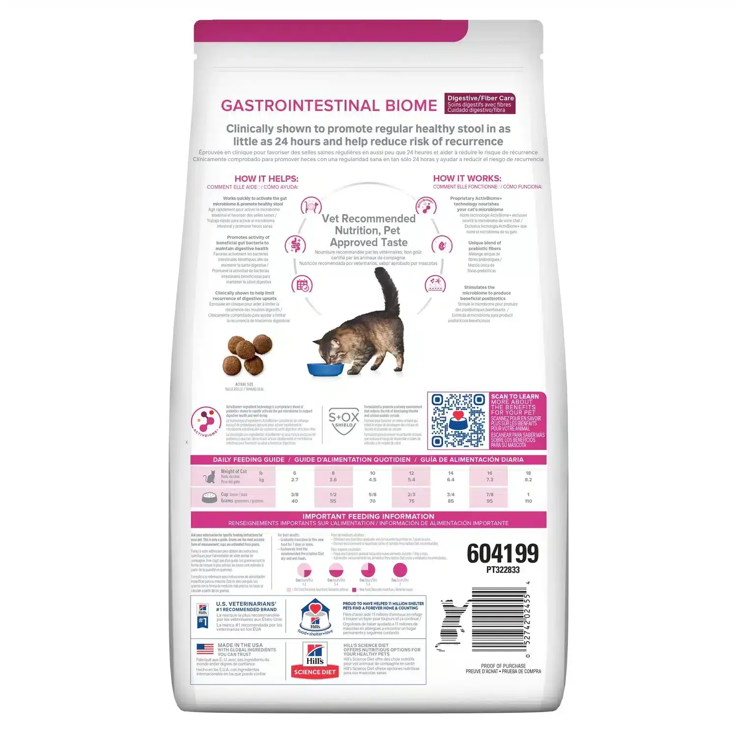Hill´s Gastrointestinal Biome Para Gato – Cuidado Digestivo Especializado - Imagen 2