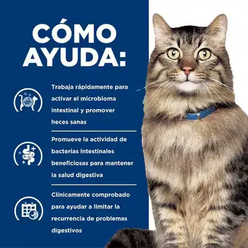 Hill´s Gastrointestinal Biome Para Gato – Cuidado Digestivo Especializado - Imagen 5