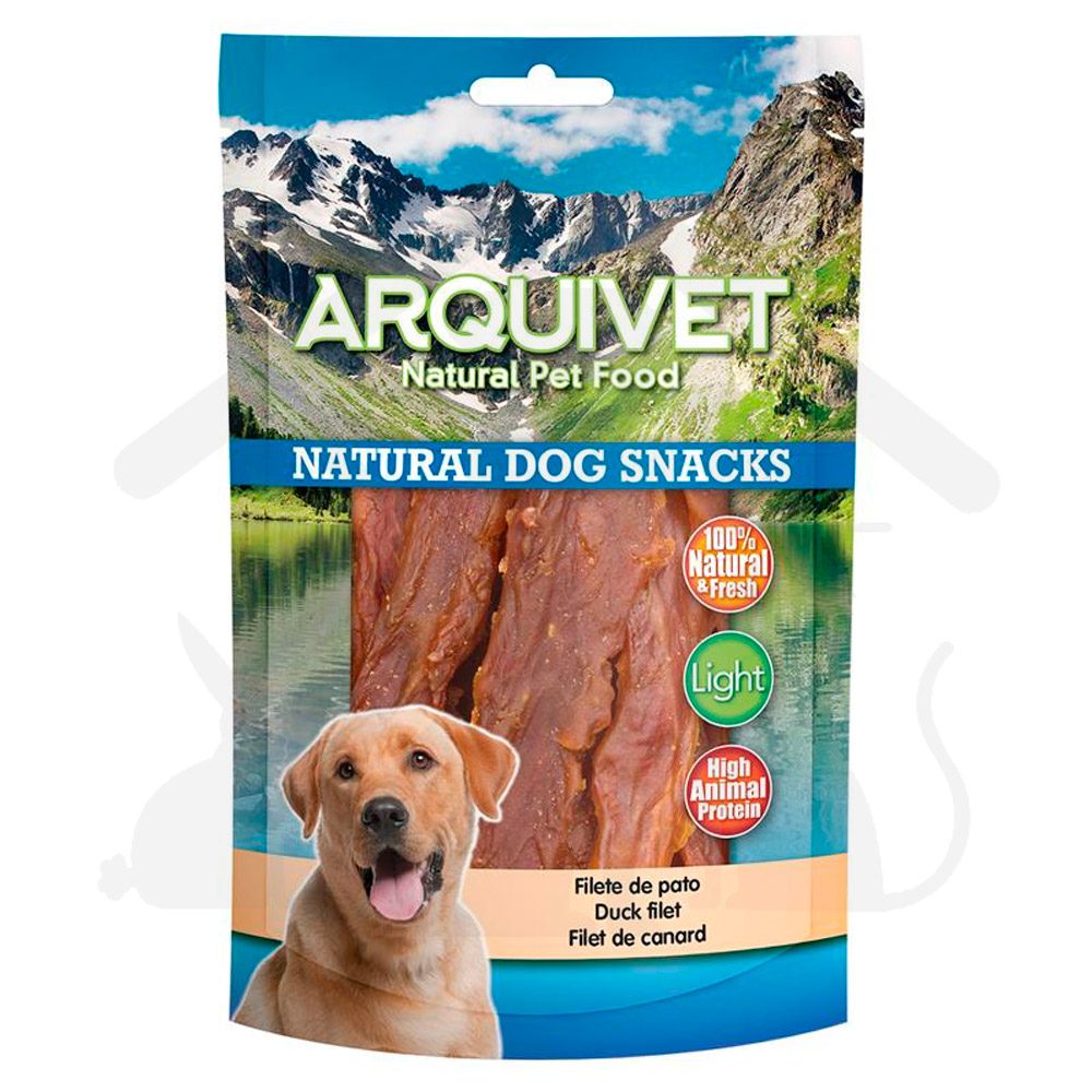 ARQUIVET Snacks naturales | Filetes de Pato 1kg