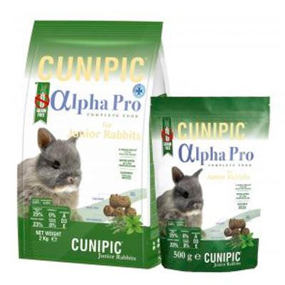 CUNIPIC ALPHA PRO Comida Conejo Baby (500g; 1,750kg ó Pack Ahorro 2×1,75kg)