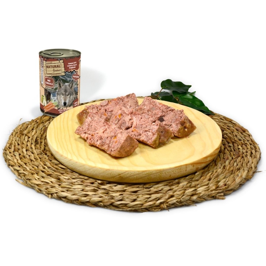 Comida húmeda para perros NATURAL GREATNESS VENADO CON ZANAHORIA - Imagen 2