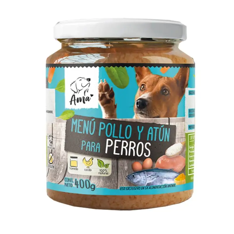 AMA Alimento húmedo perros Pollo 3,2 kg OFF