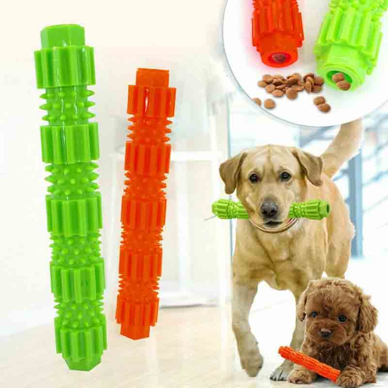 Mordedor de Goma Doble Textura para Perros – 1 Juguete Resistente para Masticar y Limpiar Dientes - Imagen 2