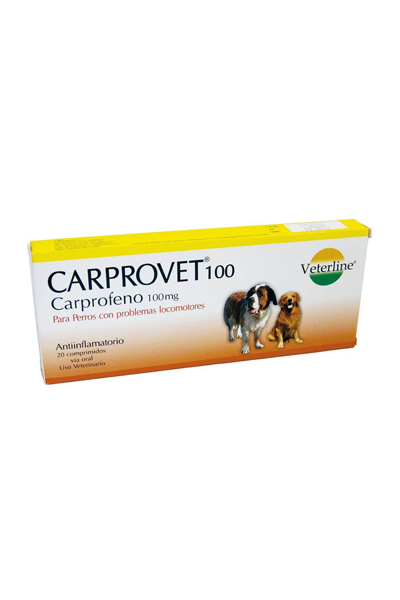 Carprovet 100 mg x 10 Pastillas – Carprofeno para Perros