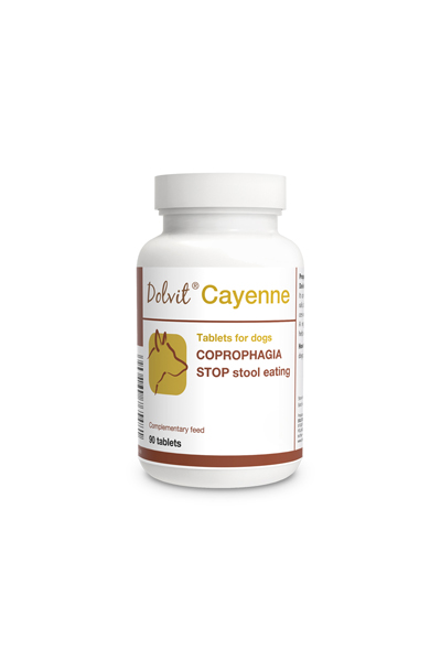 DOLVIT CAYENNE Dolfos (Elimina ingesta de heces en Perros -Coprofagia)x 90 comp