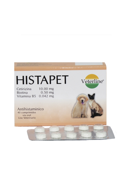 ANTIHISTAMINICO para PERROS HISTAPET Cetirizina 10 mg