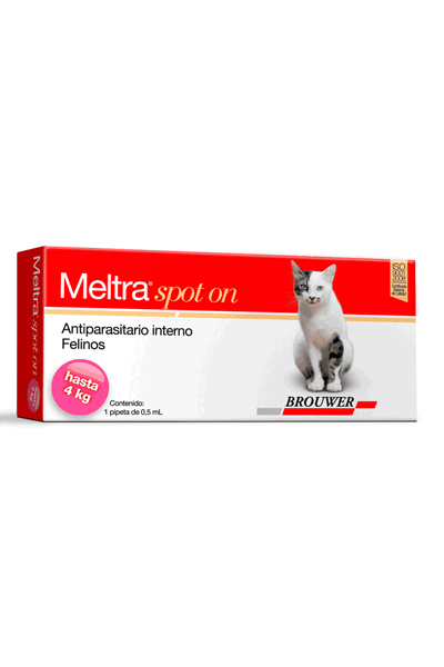 MELTRA Spot On gatos hasta 4 Kg – Antiparasitario pipeta