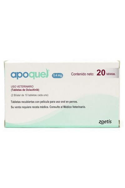 Apoquel 5.4 mg-Tratamiento Dermatitis Alérgica x unidad