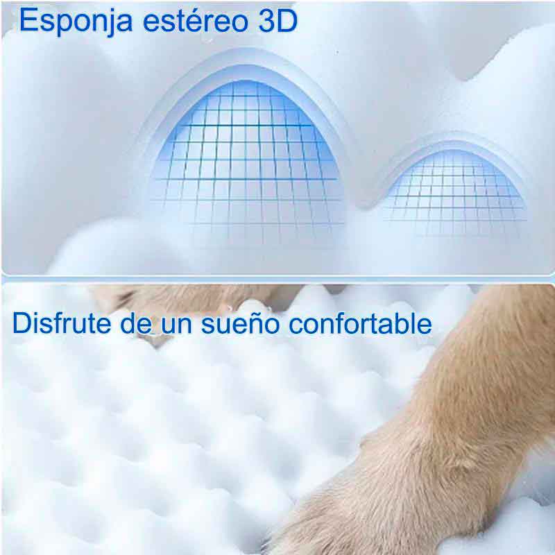 Colchón para Perro con Almohada Talla L – Descanso Superior y Comodidad Total - Imagen 4