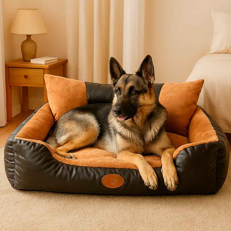 Cama para Perros Grandes Cuerina XXL, 1 cama premium, Precio Sorprendente y Exclusivo - Imagen 8