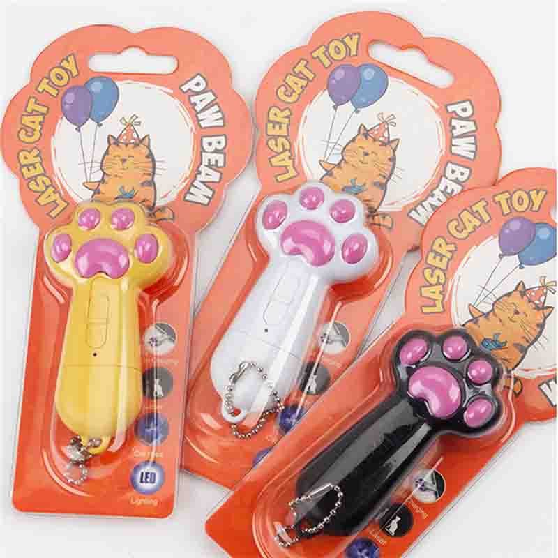 Juguete Láser para Gato Amarillo-Rosa – Luz Interactiva 3 en 1 para Diversión y Ejercicio - Imagen 6