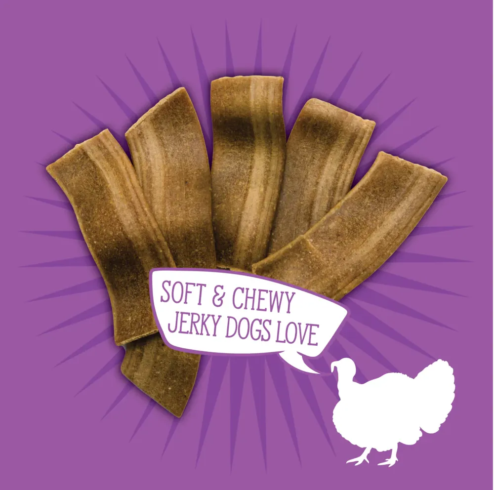 EVOLVE DOG SNACK CLASSIC JERKY BREAKFAST BISCUIT PAVO TOCINETA - Imagen 3
